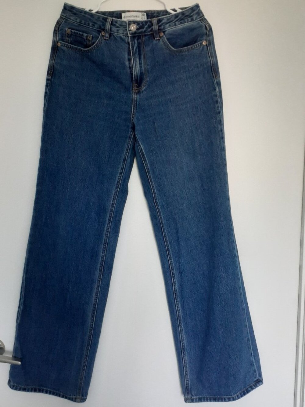 Straight Blue Jeans
